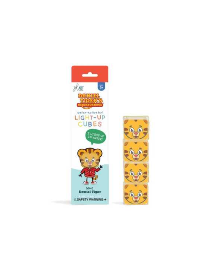 LOT DE 4 CUBES SENSORIELS LUMINEUX  DANIEL TIGER