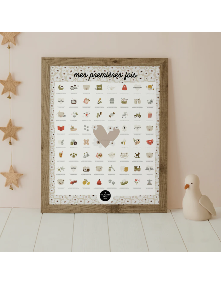 AFFICHE MES PREMIERES FOIS - OURSON