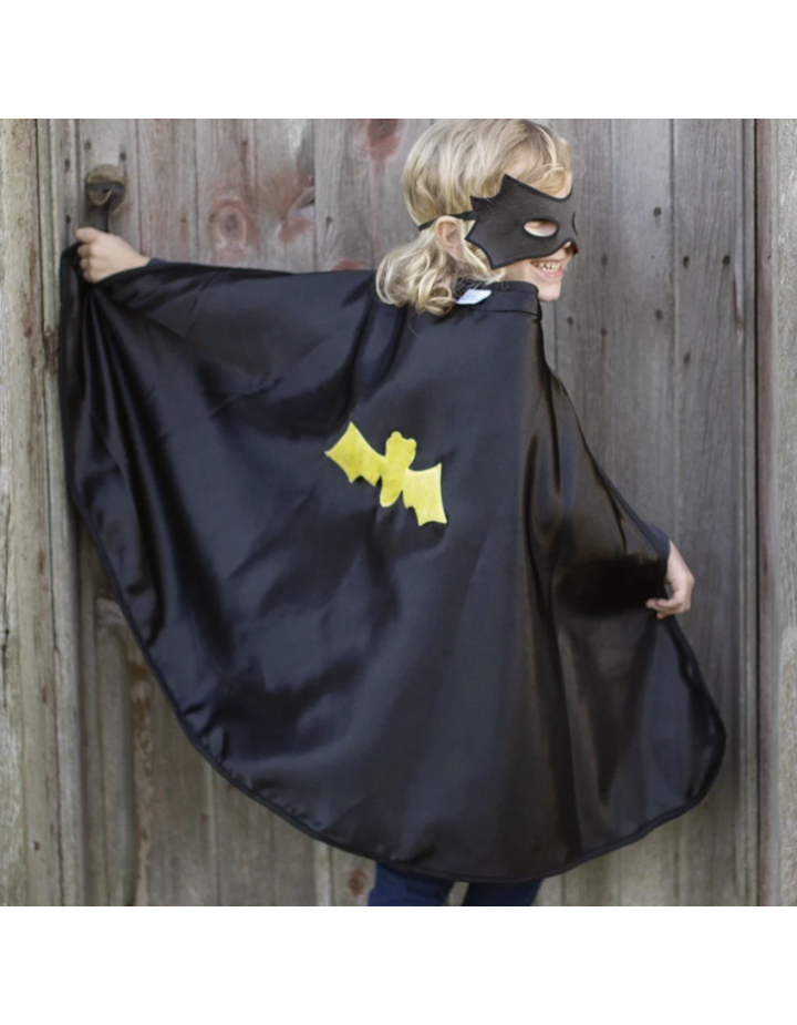 CAPE REVERSIBLE SPIDERMAN BATMAN 4-6 ANS