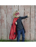 CAPE REVERSIBLE SPIDERMAN BATMAN 4-6 ANS