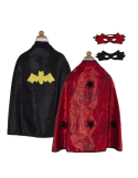 CAPE REVERSIBLE SPIDERMAN BATMAN 4-6 ANS