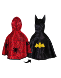 CAPE REVERSIBLE SPIDERMAN BATMAN 12-24 MOIS