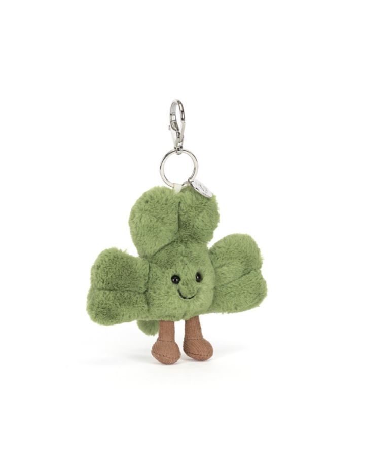 Amuseables Shamrock Bag Charm – Porte-clés peluche | Jellycat