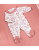 PYJAMA DORS-BIEN TOILE DE JOUY ROSE
