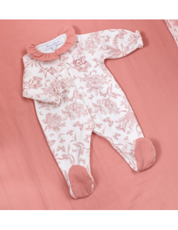 PYJAMA DORS-BIEN TOILE DE JOUY ROSE