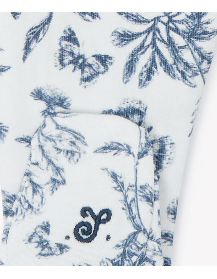 PYJAMA DORS-BIEN TOILE DE JOUY BLEU