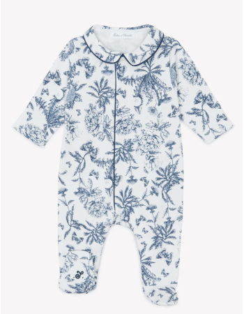 PYJAMA DORS-BIEN TOILE DE JOUY BLEU