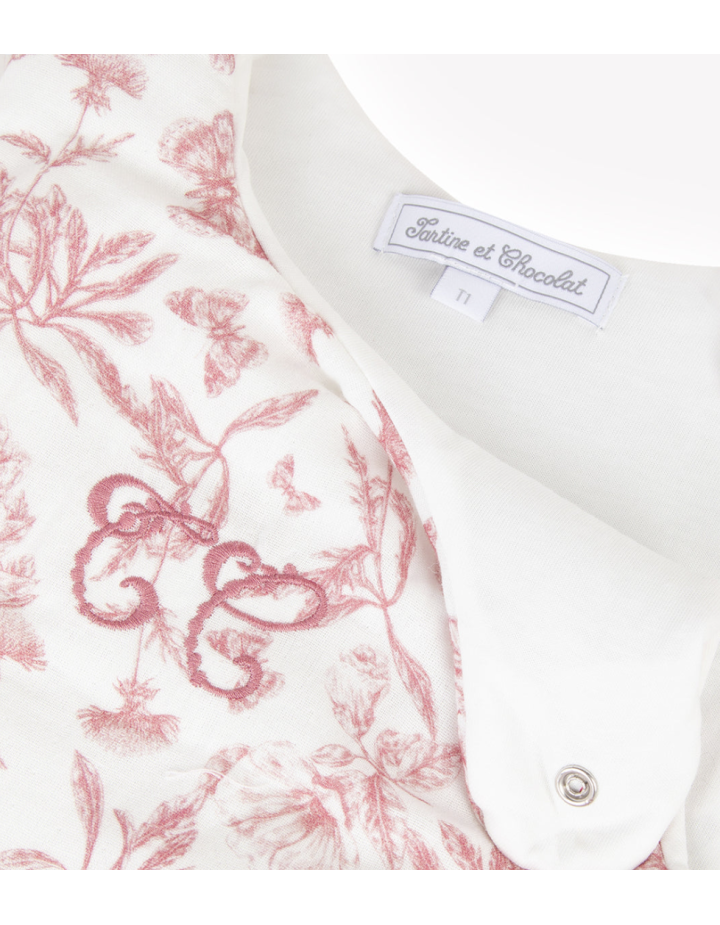 GIGOTEUSE T1  IMPRIMÉ TOILE DE JOUY ROSE