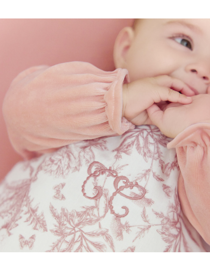 GIGOTEUSE T1  IMPRIMÉ TOILE DE JOUY ROSE