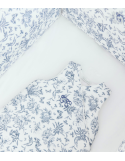 GIGOTEUSE T1  IMPRIMÉ TOILE DE JOUY BLEU