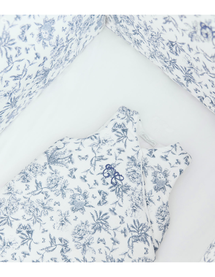 GIGOTEUSE T1  IMPRIMÉ TOILE DE JOUY BLEU