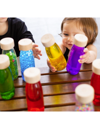 Bouteille flottante Float Bottle Gold – Petit Boum jouet sensoriel