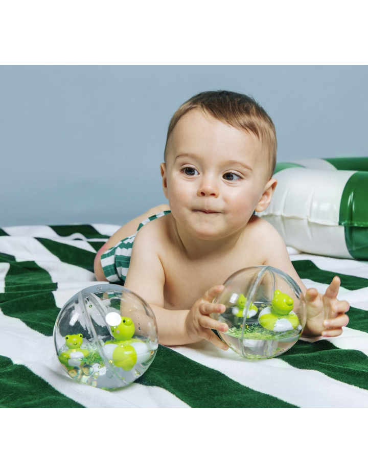 Happy Bubble Froggies – Balle sensorielle flottante | Petit Boum