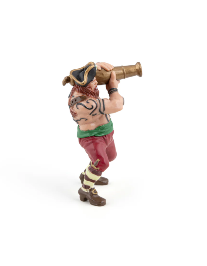 Figurine Pirate au canon Papo – Pirate aventure 7×6×9 cm dès 3 ans