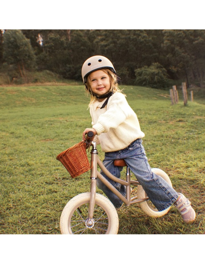 Casque enfant Banwood Classic Sand – Sécurité & confort 3‑7 ans