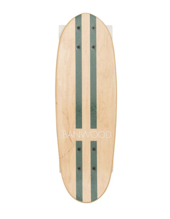 Banwood Skateboard Green – Skateboard enfant léger & design rétro | 3+ ans