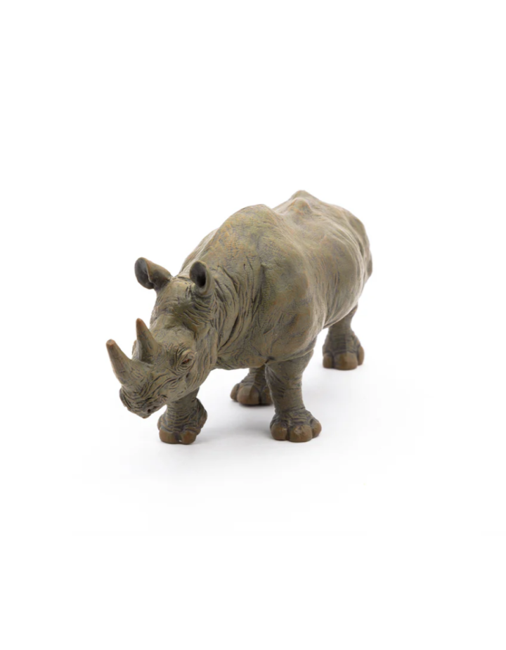 Papo Figurine Rhinocéros noir – Figurine animal sauvage réaliste 3 +