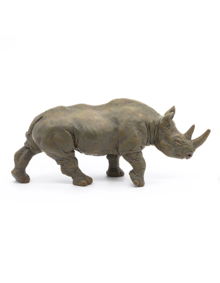 Papo Figurine Rhinocéros noir – Figurine animal sauvage réaliste 3 +