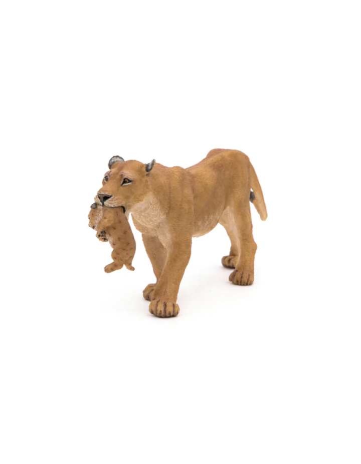 Figurine Lionne avec Lionceau Papo – Figurine animal sauvage réaliste 3 +