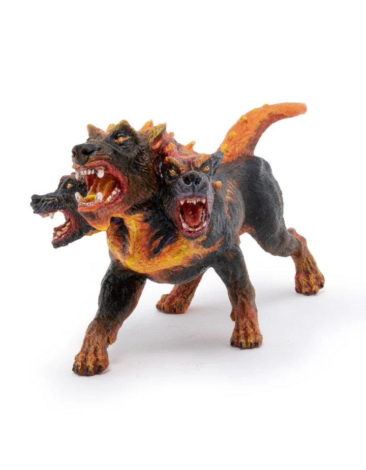 Figurine Cerbère de feu Papo – Créature fantastique réaliste 3 +