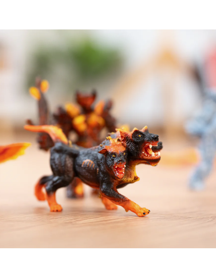 Figurine Cerbère de feu Papo – Créature fantastique réaliste 3 +