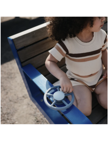 Mushie Wheel Suction Spinner Toy – Jouet sensoriel ventouse dès 10 mois