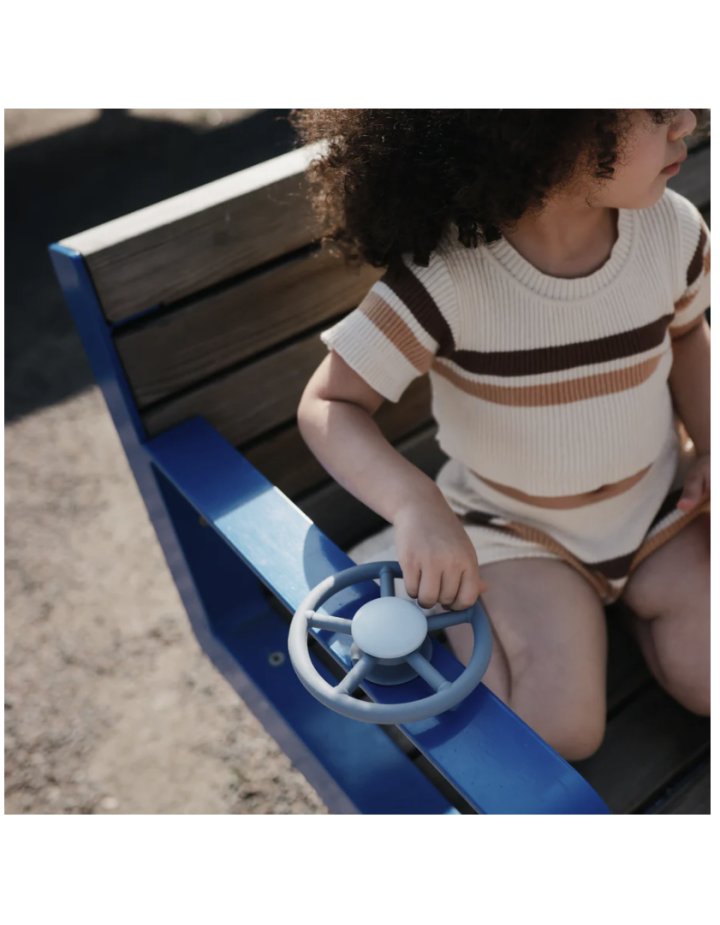 Mushie Wheel Suction Spinner Toy – Jouet sensoriel ventouse dès 10 mois