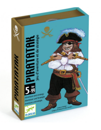 Jeu de cartes Piratatak – Djeco | Jeu de stratégie Pirate dès 5 ans