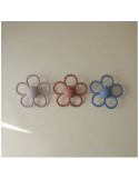 Mushie Daisy Rattle & Teether – Anneau de dentition & hochet bébé 3 mois+