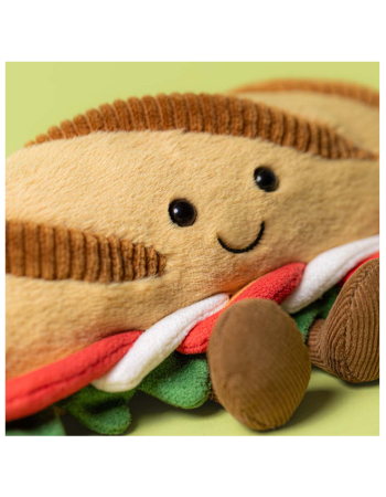 Peluche Amuseables Caprese Baguette Jellycat – Douceur & Originalité