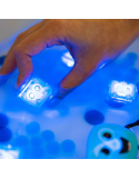 Cubes lumineux Blair Bleu – Glo Pals – Jouets sensoriels d’eau (Lot de 4)