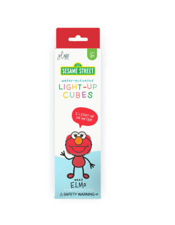 Cubes lumineux Sesame Street Glo Pals – Jouet sensoriel bain enfant
