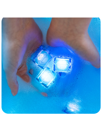 Cubes lumineux Sesame Street Glo Pals Elmo – Jouet sensoriel bain enfant