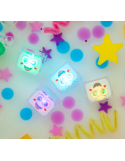 Glo Pals Party Pal Light-Up Cubes Limited Edition – Cubes lumineux sensoriels pour le bain