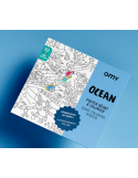 Poster géant Océan à colorier OMY XXL — Activité créative enfant