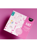 Poster Lily OMY à colorier XXL — Activité créative enfant