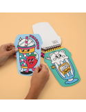 Carnet d’activités Sticker by Number – Bubble Tea – OMY | Activité créative dès 6 ans