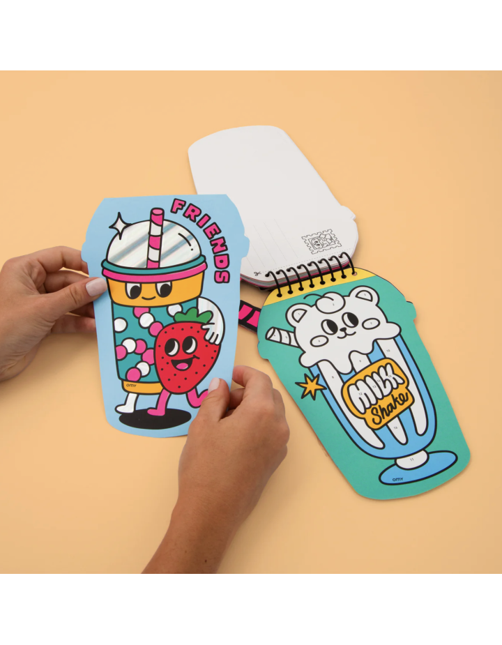 Carnet d’activités Sticker by Number – Bubble Tea – OMY | Activité créative dès 6 ans