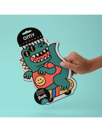 Sticker Activity Book – Dino – OMY | Carnet d’activités stickers créatif dès 4 ans