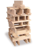 Batibloc Classic Vilac 100 planchettes — Jeu de construction bois enfant
