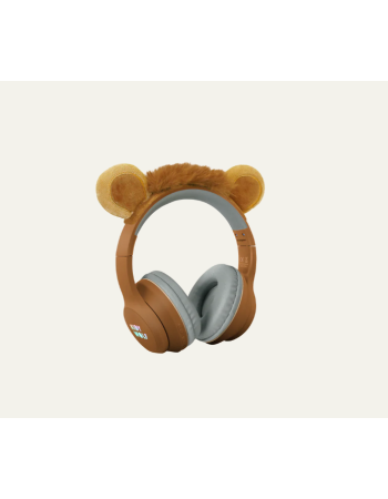 CASQUE SANS FIL LION MARRON