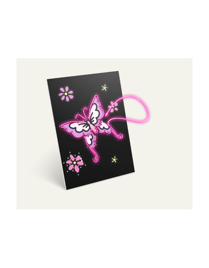 Kidywolf KIDYNEON OUT – Kit créatif tableau néon lumineux enfant