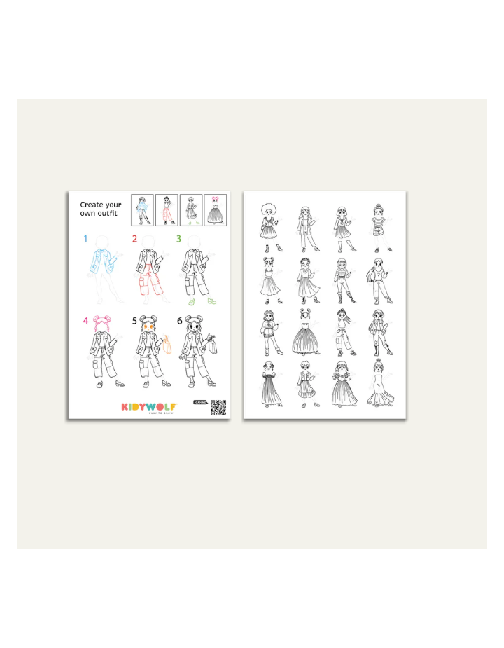 KidyDraw Pro Pi Kidywolf – Tableau créatif lumineux enfant