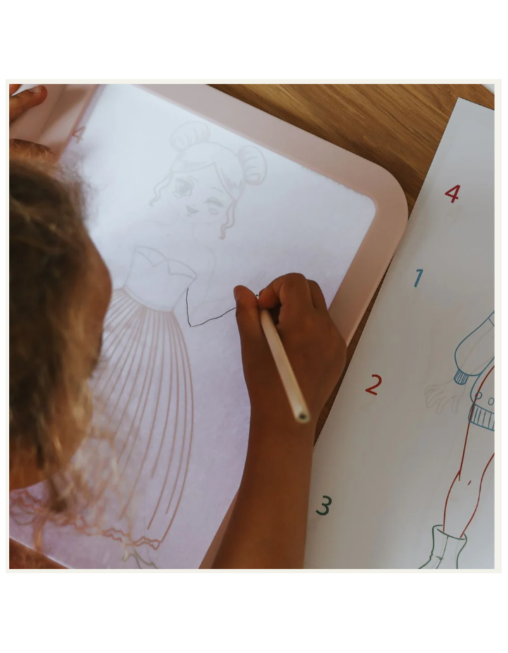 KidyDraw Pro Pi Kidywolf – Tableau créatif lumineux enfant