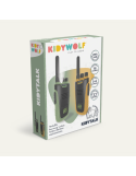 KidyTalk Orange/Vert Kidywolf – Talkie‑walkie enfant sûr et ludique