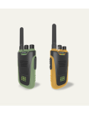 KidyTalk Orange/Vert Kidywolf – Talkie‑walkie enfant sûr et ludique