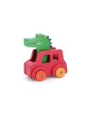 Voiture pouet crocodile Vilac — Jouet d’éveil en bois pour enfants