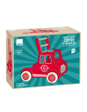 Chariot de marche camion de pompiers Vilac bois bébé 12 mois+
