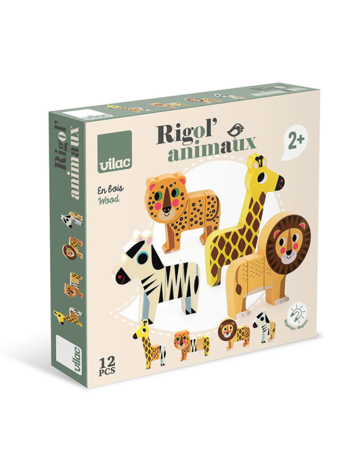 Rigol’animo Savane Vilac jeu d’éveil bois Ingela P.Arrhenius bébé