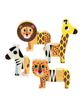 Rigol’animo Savane Vilac jeu d’éveil bois Ingela P.Arrhenius bébé